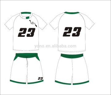 Newest design 100% polyester mesh fabric print with your own number and logo soccer jersey soccer uniforms set 2017