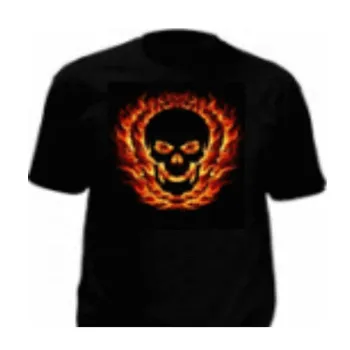 Customizable 100% Cotton T-Shirt with LED Display