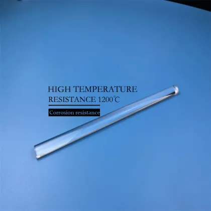 Custom High Temperature Clear Quartz Glass Light Guide Rods and Customized Quartz Rods