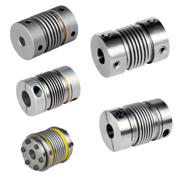 316 Stainless Steel High Rigid Disc Coupling with Rubber Jaw for Shaft Motors