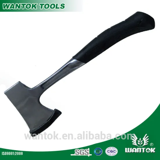One-piece Axe with Plastic Grip Handle