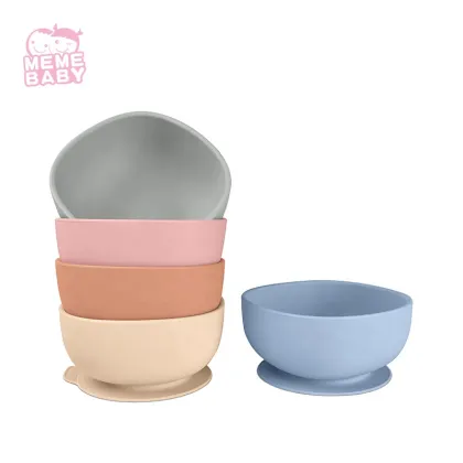 Baby Silicone Suction Bowl Plate Dinnerware Set