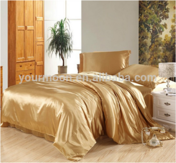 Luxury 100% satin polyester 4pcs bedding set/bed linen