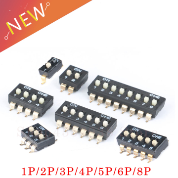 20pcs Direct dial code switch DIP switch 2 Row 4 Pin 2 Position / 8 pin 4 Position /12 pin 6 Position / 16 pin 8 Position