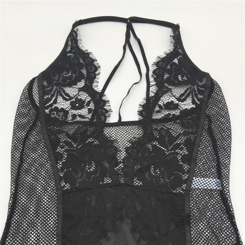 Floral Lace Deep V