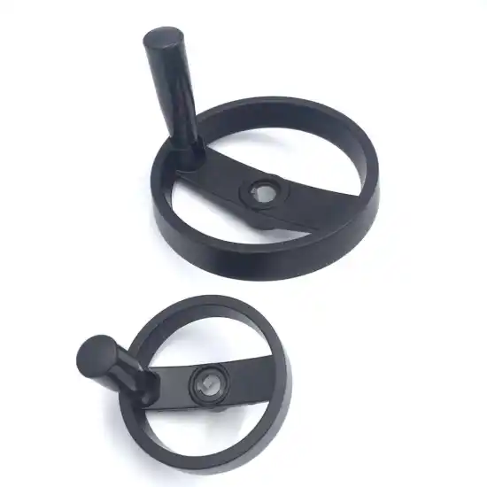 plastic/bakelite/ Alu handwheel for machine part