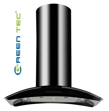 Black Wall-Mounted 30 Inch Chimney Range Hood Kitchen Smoke Extractor
