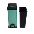 8L Slim Pedal Bin with Plastic Lid