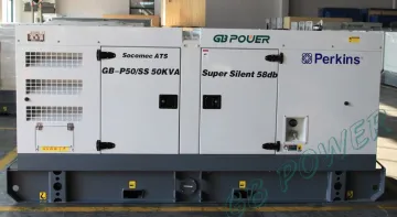 404D-22TG soundproof diesel generator set with Perkins engine