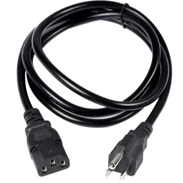 Custom Durable Waterproof 2 Pin/3 Pin USA Plug Power Cord for Appliances