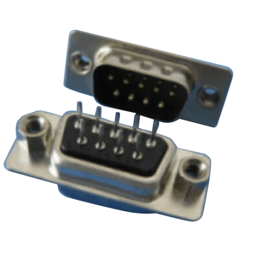 DP01-MXXXXX D-SUB-PCB-Stecker zweireihig gerade (geprägter Stift)