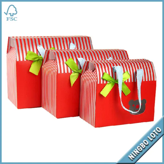 Paper Gift Box with Clear PVC Window