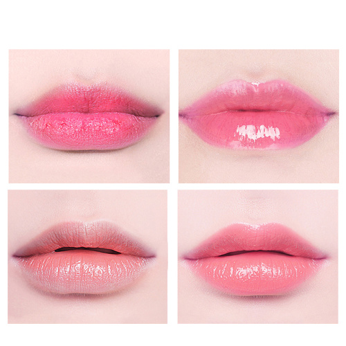 Transparent moisturizing dry flower warm lipstick