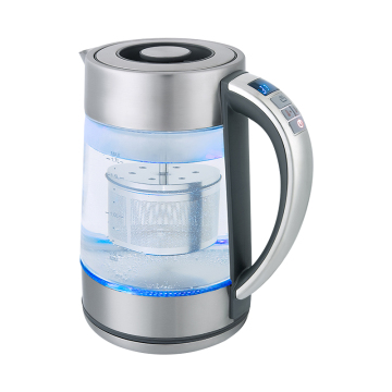 JEWIN 360 Degree Cordless 1.7L Jug Kettle with Digital Control Display and Keep Warm Function for Milk Tea, Juice & Hot Drinks