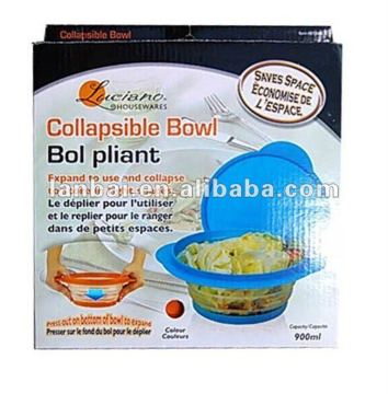collapsible salad bowl