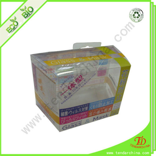 Clear pvc box for promotional packing with customized printing