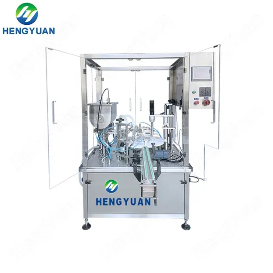 Automatic Bottle Liquid Filling, Plugging, and Capping Machine HYG2P1S1-100
