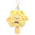 Yellow tiger plush stuffed pendant bag decoration