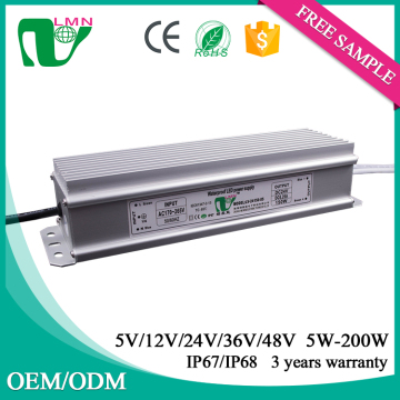 24V 6.25A 150W waterproof constant voltage led driver