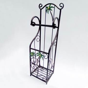 Metal Palm Towel Paper Holder For Bathroom