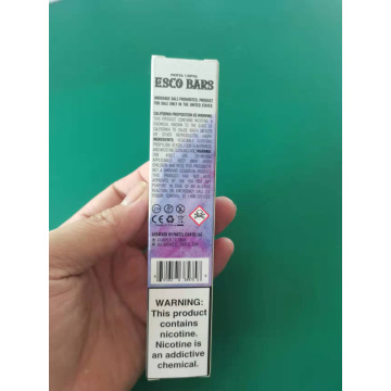 Esco Bar Vape Juice Disposable Vape Cartridge