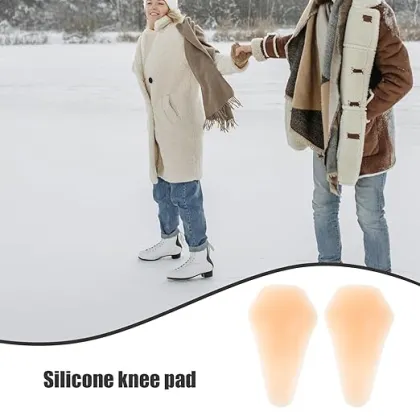 Hot Sale Self-Adhesive Silicone Knee Pads for Skier Protection
