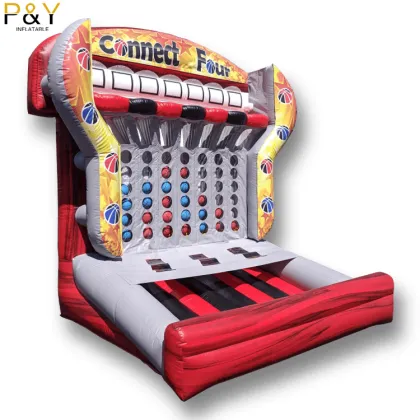 Moonwalk Commercial Connect 4 Inflatable Basketball Game