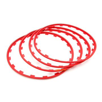 Roter Nylonrad Rand Sparer für Audi 16inch/18inch (6. Gen)