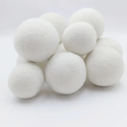 Handmade Organic Wool Drying Balls - Custom Logo, Odorless Laundry Discs