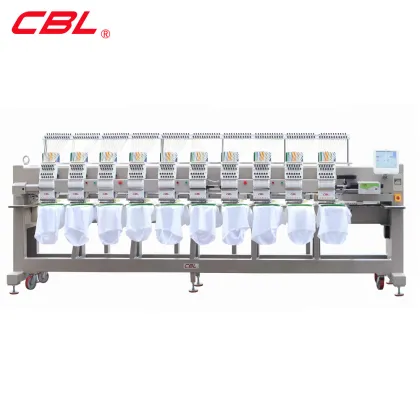 Brother Commercial Garment Computer Embroidery Machine CBL 10 Heads