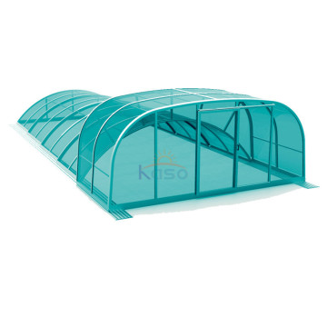 Poland Telescopic Cover Polycarbonate Swimming Pool Roof