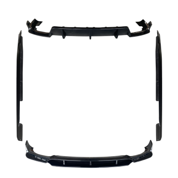 New Model X6 G06 Plastic ABS Carbon Look Glossy Black Front Lip Side Skirts Rear Diffuser Front Splitter for BMW