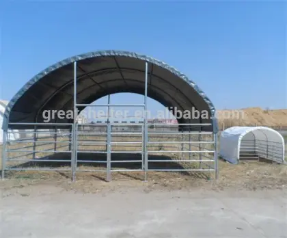 cheap cost of building hanger, fabric industrial building