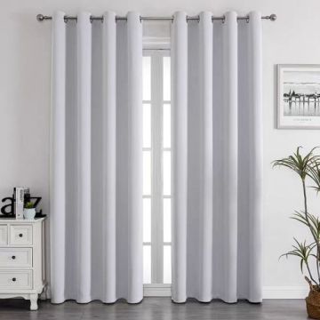 Double-sided non-glossy curtain fabric