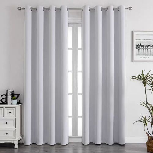 Double-sided non-glossy curtain fabric