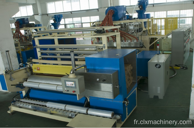 Couche de 1500mm trois CL stretch film, machines de production