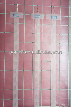 supermarket plastic hanging display clip strip