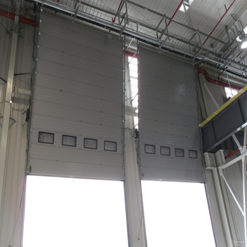 Overhead high speed sectional door