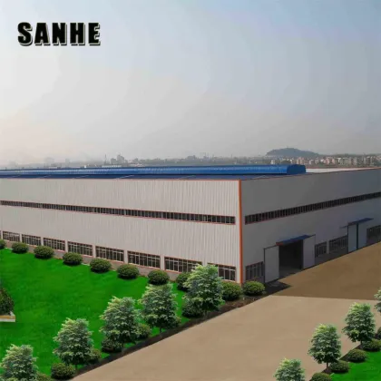 prefabricated steel warehouse structures factory sheds