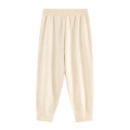 Pantalons beige tricots décontractés pour les dames en gros en gros