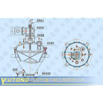 China Vacuum Drying Machine Conical Vacuum Dryer Vacuum Tray Dryer Manufacturer