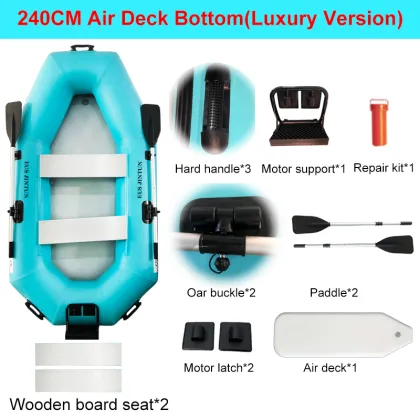 Inflatable Fishing Boat: Small Portable Fishing Boat