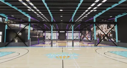 FIBA certificated sports wooden floor