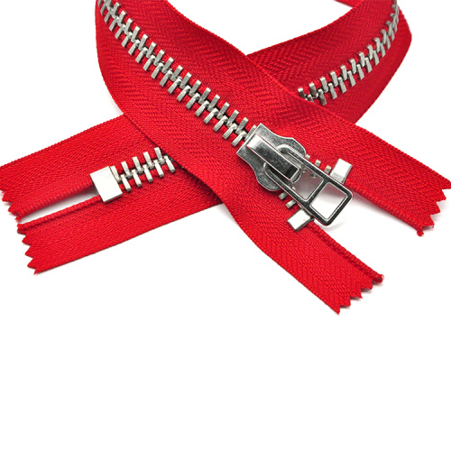 Customizable Metal Platinum Zipper