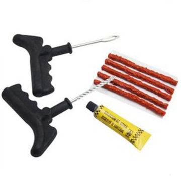Auto Tubeless Reifenreparatur Kit: Stecker, Raspel, Nadel, Patch, Werkzeuge, Zement