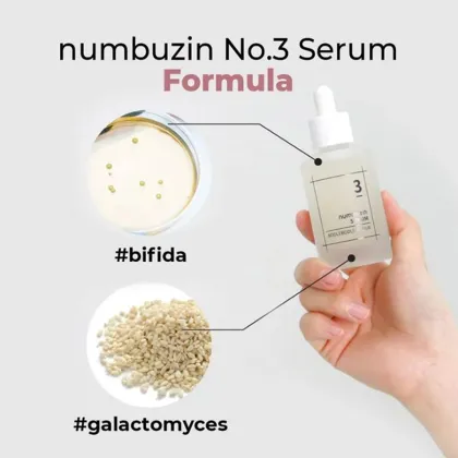 Korean Face Serum: Numbuzin Skin Care Product - No. 3 Skin Softening Serum (50ml)