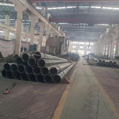 15kv 35kv 69kv Polygonal Galvanized Steel Pole