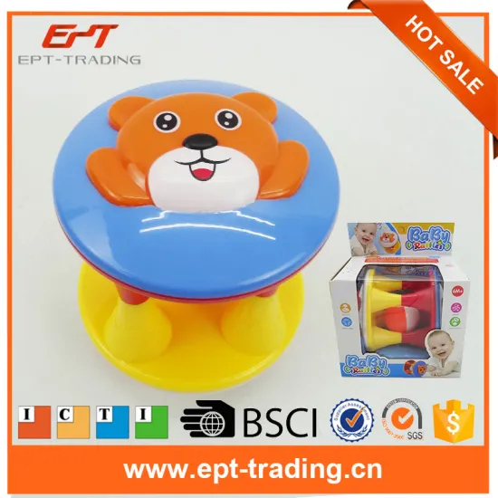 New plastic good quality round ball baby rattle
