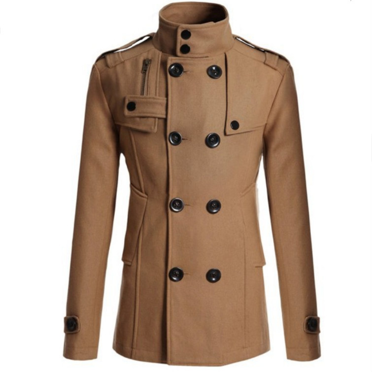 Men's Double Breasted Peacoat 