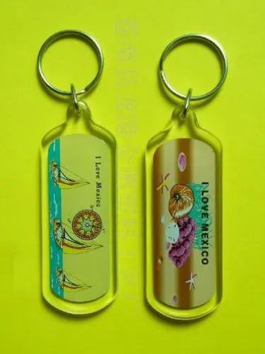 China keychains promotional, photo keyring
